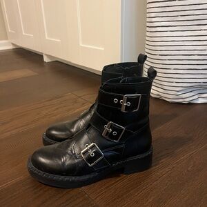 Steve Madden Black Ankle Boots